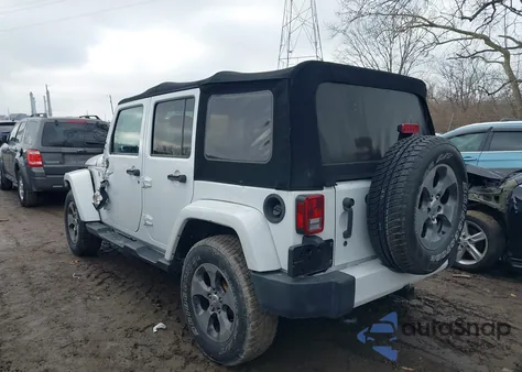 2016 Jeep Wrangler Unlimited Sahara z USA, uszkodzony, nr VIN 1C4BJWEG9GL203492